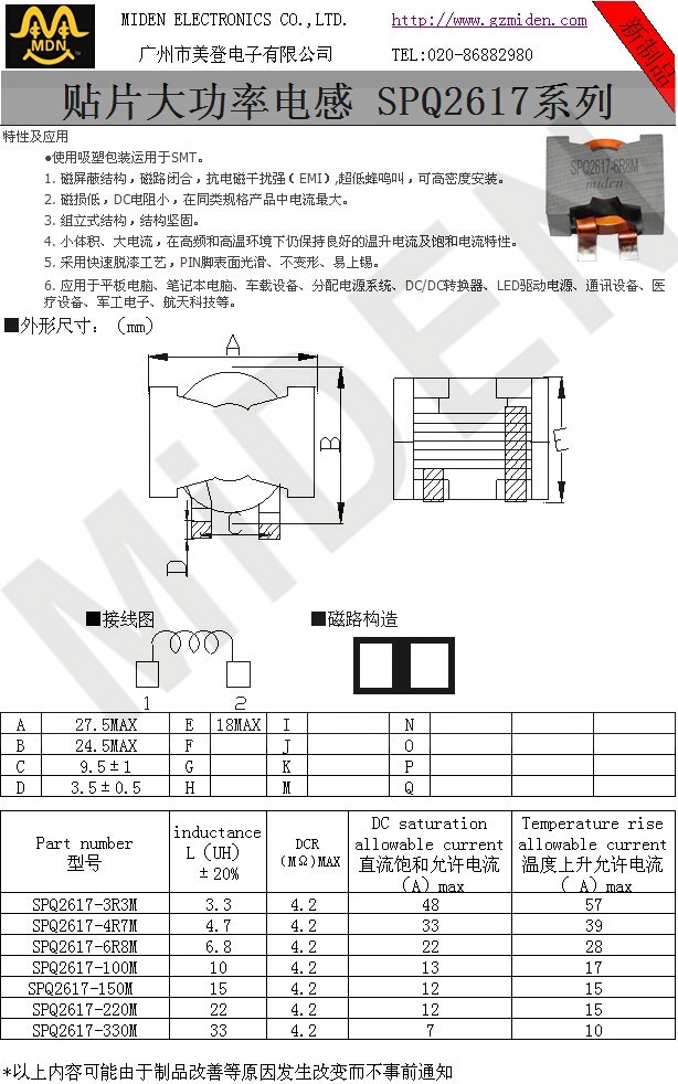 SPQ2617系列